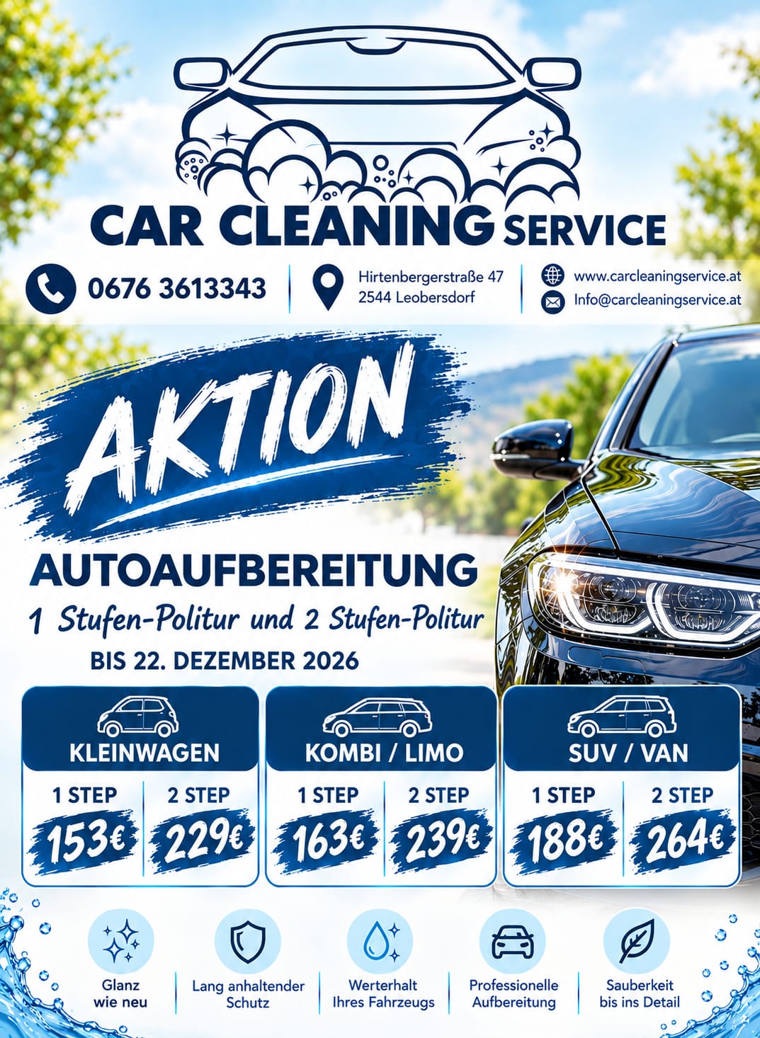 Aktuelle Aktion von Car Cleaning Service